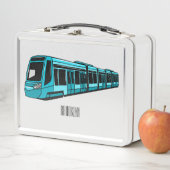 Lunch Box Illustration de locomotive électrique (En situation)