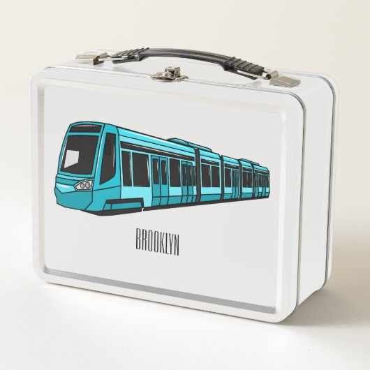 Lunch Box Illustration de locomotive électrique (Devant)