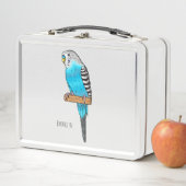 Lunch Box Illustration de l'oiseau bleu budgerigar (En situation)