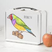 Lunch Box Illustration de l'oiseau de taille gouldienne (En situation)