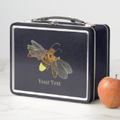 Lunch Box Illustration de luciole lampyridae noir (En situation)
