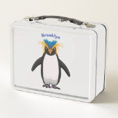 Lunch Box Illustration de mignon macaroni pingouin (Dos)