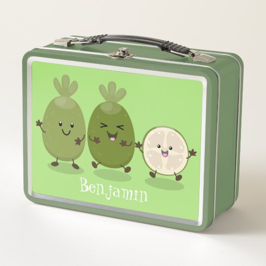 Lunch Box Illustration de mignonne guava feijoa (Devant)
