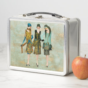 Lunch Box Illustration de mode vintage des années 1930