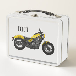 Lunch Box Illustration de moto Cruiser