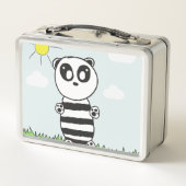 Lunch Box Illustration de Panda Mignon (Dos)