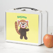 Lunch Box Illustration de panda rouge mignon (En situation)