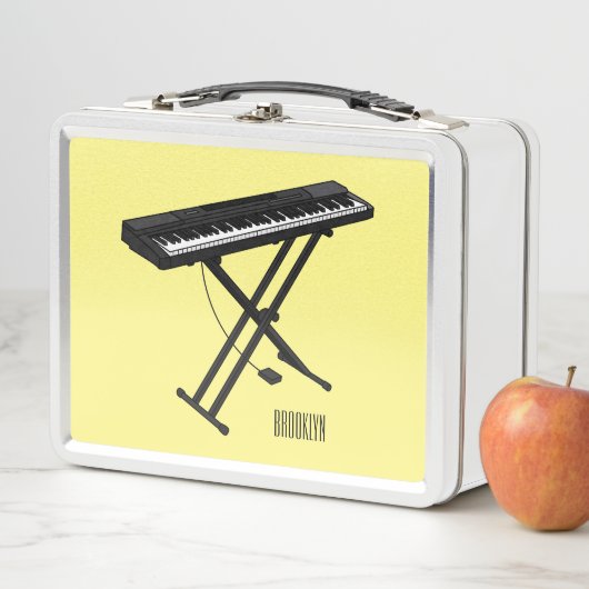 Lunch Box Illustration de piano clavier (En situation)