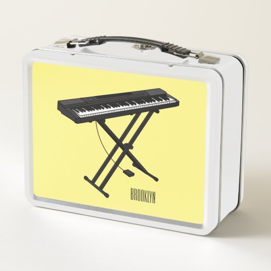 Lunch Box Illustration de piano clavier (Dos)