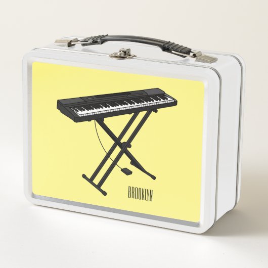 Lunch Box Illustration de piano clavier (Devant)