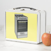 Lunch Box Illustration de poêle électrique (En situation)