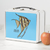 Lunch Box illustration de poisson-ange de dessin animé (En situation)