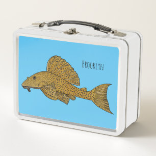 Lunch Box Illustration de poisson Pleco en cartoon 