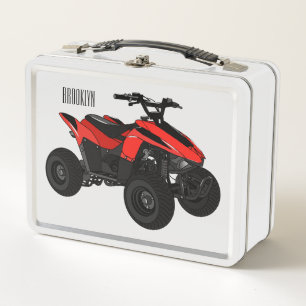 Lunch Box Illustration de quad de dessin animé