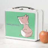 Lunch Box Illustration de renard bébé mignon en dessin animé (En situation)