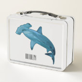 Lunch Box Illustration de requin marteau (Dos)