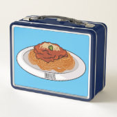 Lunch Box Illustration de Spaghetti (Dos)