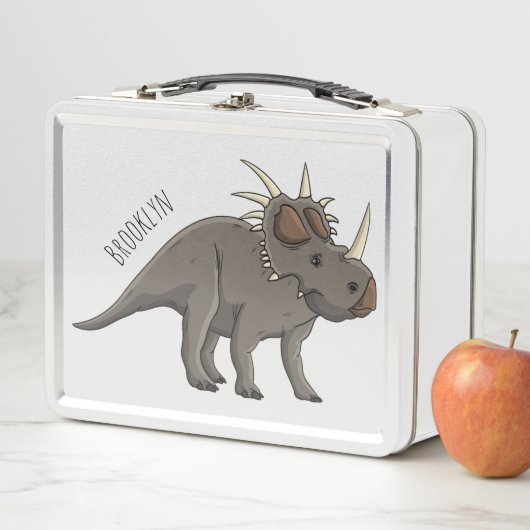 Lunch Box Illustration de Styracosaurus (En situation)