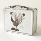 Lunch Box Illustration de superbe et superbe lyrebird (Dos)