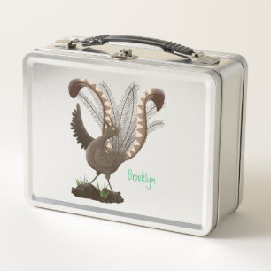 Lunch Box Illustration de superbe et superbe lyrebird
