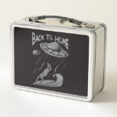 Lunch Box Illustration de surf pour alien avec retour à la m (Dos)