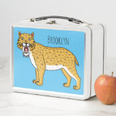 Lunch Box Illustration de tigre à dents de sabre (En situation)