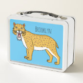 Lunch Box Illustration de tigre à dents de sabre (Dos)