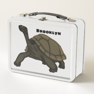 Lunch Box Illustration de tortue terrestre des Galapagos