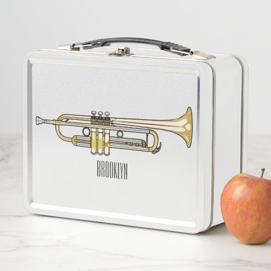 Lunch Box Illustration de trompette (En situation)