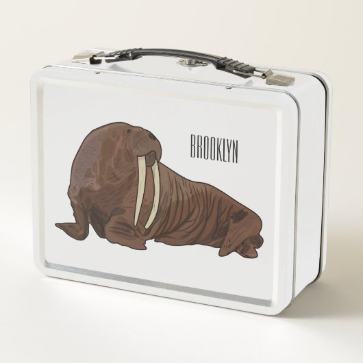Lunch Box Illustration de Walrus (Dos)