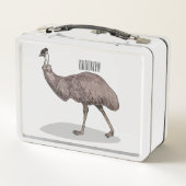 Lunch Box Illustration d'Emu bird (Dos)