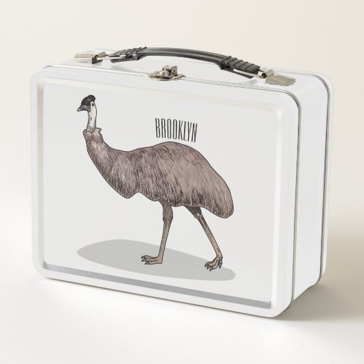 Lunch Box Illustration d'Emu bird (Devant)