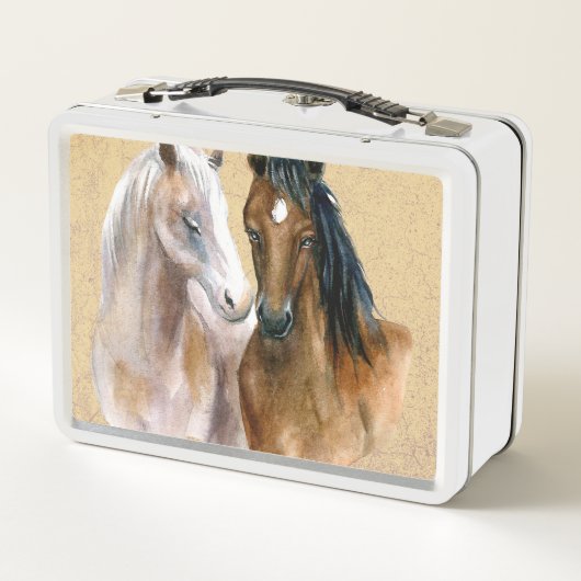 Lunch Box Illustration des chevaux (Dos)