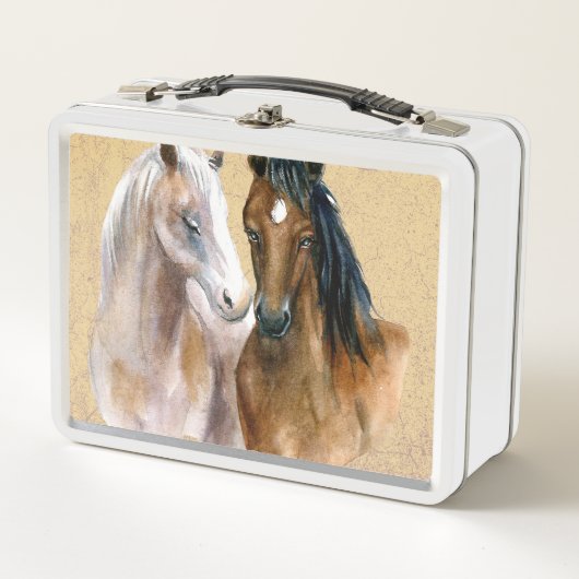 Lunch Box Illustration des chevaux (Devant)