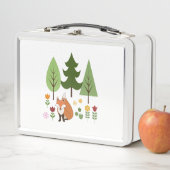 Lunch Box Illustration des fleurs de renards de style scandi (En situation)