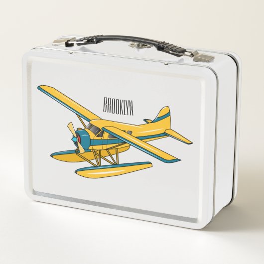Lunch Box Illustration d'hydravion (Dos)