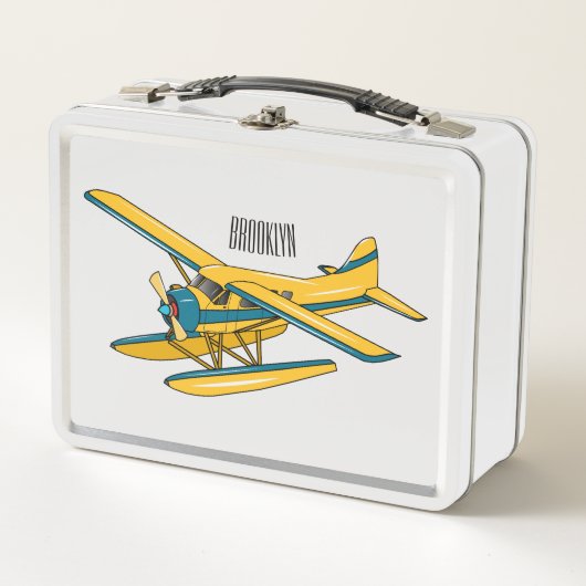 Lunch Box Illustration d'hydravion (Devant)