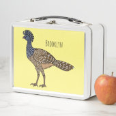 Lunch Box Illustration d'oiseau de curassow (En situation)