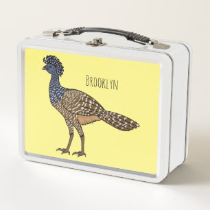 Lunch Box Illustration d'oiseau de curassow
