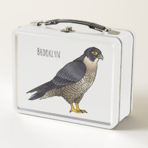 Lunch Box Illustration d'oiseau de faucon pèlerin