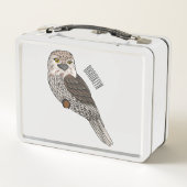 Lunch Box Illustration d'oiseau de Tawny frogmouth (Dos)
