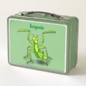 Lunch Box Illustration drôle de mante verte en prière (Dos)