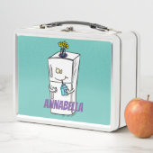 Lunch Box Illustration drôle de réfrigérateur (En situation)