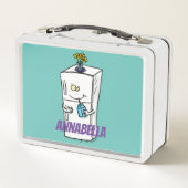 Lunch Box Illustration drôle de réfrigérateur (Dos)