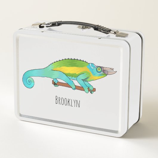 Lunch Box Illustration du caméléon de Jackson (Dos)