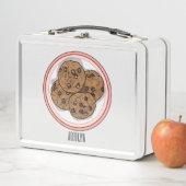 Lunch Box Illustration du cookie de puce à chocolat (En situation)