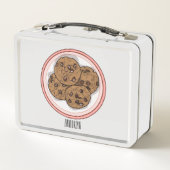 Lunch Box Illustration du cookie de puce à chocolat (Dos)