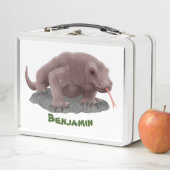 Lunch Box Illustration du dragon de Komodo (En situation)