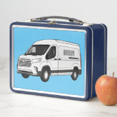 Lunch Box Illustration du fourgon de livraison (En situation)