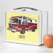 Lunch Box Illustration du moteur à incendie (En situation)